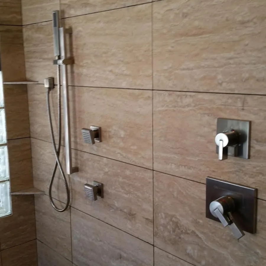 Shower fixture installation for Water Heater Replacement in Manteca